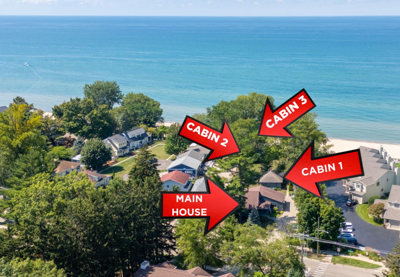 House in South Haven - Endless Sunsets Cabin 3 